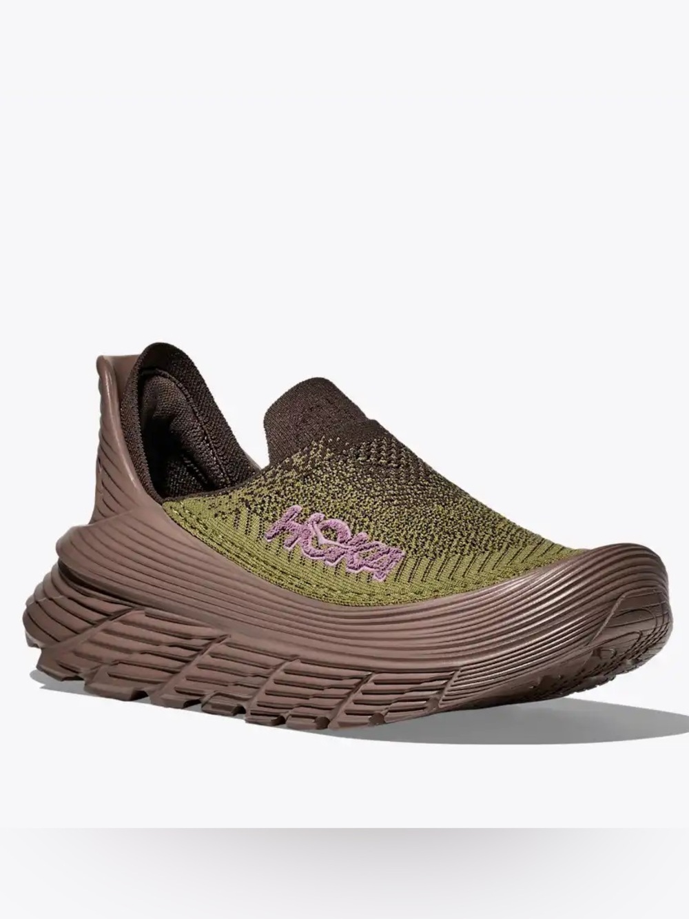 🥥💓 HOKA RESTORE TC BROWN PINK 🥥💓